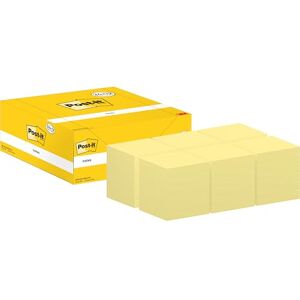 Post-It Notes Autocollantes, Pack Promo de 24 Blocs + 12 GRATUITS, 100 Feuilles par Bloc, 76 mm x 76 mm, Jaune Pastel Feuillets Adhésifs pour Prise de Notes, Listes de Tâches et Rappels - Publicité Post-It Notes Autocollantes, Pack Promo de 24 Blocs + 12 GRATUITS, 100 Feuilles par Bloc, 76 mm x 76 mm, Jaune Pastel Feuillets Adhésifs pour Prise de Notes, Listes de Tâches et Rappels - Publicité
