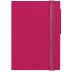LEGAMI Agenda journalier 2026-2027, Raspberry Jam, 16 mois, petit format, agenda de septembre 2026 à décembre 2027, fermeture à élastique, papier certifié FSC, avec agenda mensuel, 9,5 x 13,5 cm - Publicité LEGAMI Agenda journalier 2026-2027, Raspberry Jam, 16 mois, petit format, agenda de septembre 2026 à décembre 2027, fermeture à élastique, papier certifié FSC, avec agenda mensuel, 9,5 x 13,5 cm - Publicité