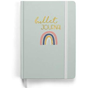 Papierdrachen Ensemble de démarrage Premium Bullet Journal (arc-en-ciel) carnet de notes A5 192 pages de papier épais 120g/m² avec grille pointillée, porte-stylo, pochette triangulaire, instructions. Publicité Papierdrachen Ensemble de démarrage Premium Bullet Journal (arc-en-ciel) carnet de notes A5 192 pages de papier épais 120g/m² avec grille pointillée, porte-stylo, pochette triangulaire, instructions. Publicité
