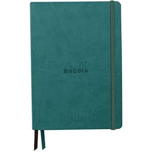 Rhodia 194447C Carnet Rigide Goalbook Creation Paon A5 14,8 x 21 cm Pointillés Dot 160 pages Papier Clairefontaine Maya Noir Lisse 120 g/m² 2 Rubans Couverture Simili Cuir - Publicité Rhodia 194447C Carnet Rigide Goalbook Creation Paon A5 14,8 x 21 cm Pointillés Dot 160 pages Papier Clairefontaine Maya Noir Lisse 120 g/m² 2 Rubans Couverture Simili Cuir - Publicité