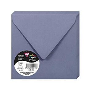 Clairefontaine 5198C Paquet de 20 Enveloppes Gommées Format Carré 14x14cm 120g/m² Coloris Myosotis Invitation Evènements et Correspondance Gamme Pollen Papier Premium Lisse - Publicité Clairefontaine 5198C Paquet de 20 Enveloppes Gommées Format Carré 14x14cm 120g/m² Coloris Myosotis Invitation Evènements et Correspondance Gamme Pollen Papier Premium Lisse - Publicité