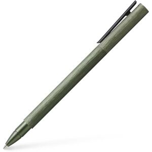 Faber-Castell 146156 Stylo roller Neo Slim en aluminium, vert olive - Publicité Faber-Castell 146156 Stylo roller Neo Slim en aluminium, vert olive - Publicité