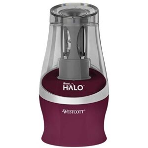 Westcott Taille-crayon iPoint Halo à piles rouge foncé - Publicité Westcott Taille-crayon iPoint Halo à piles rouge foncé - Publicité