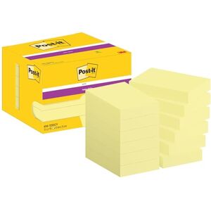Post-It Notes Autocollantes Super Sticky, Pack Promo, 12 Blocs, 90 Feuilles par Bloc, 51 mm x 76 mm, Jaune Pastel Feuillets Super Adhésifs pour Prise de Notes, Listes de Tâches et Rappels - Publicité Post-It Notes Autocollantes Super Sticky, Pack Promo, 12 Blocs, 90 Feuilles par Bloc, 51 mm x 76 mm, Jaune Pastel Feuillets Super Adhésifs pour Prise de Notes, Listes de Tâches et Rappels - Publicité