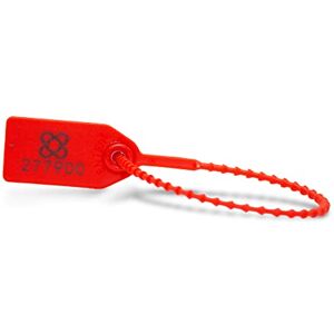 DOJA Barcelona Scelles Plastiques de Securite Rouge 200 unités 24 cm de Longueur Brides numérotées pour Valise, conteneurs, portes, camion, transport, logistique entre autres utilisations. Publicité DOJA Barcelona Scelles Plastiques de Securite Rouge 200 unités 24 cm de Longueur Brides numérotées pour Valise, conteneurs, portes, camion, transport, logistique entre autres utilisations. Publicité