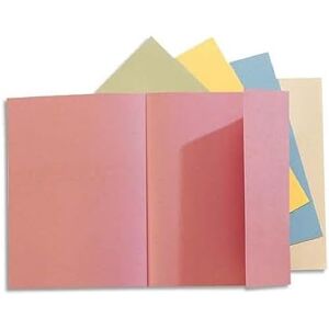 Exacompta Paquet de 100 chemises Rock's en carte 210 g, coloris rouge - Publicité Exacompta Paquet de 100 chemises Rock's en carte 210 g, coloris rouge - Publicité