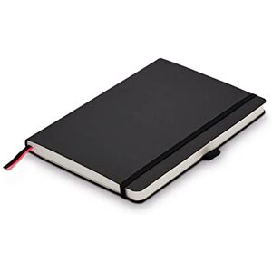 Lamy Paper Carnet de notes à couverture souple A5 810 – Format A5 (145 x 210 mm) Noir avec linéature, 192 pages et bande de fermeture élastique - Publicité Lamy Paper Carnet de notes à couverture souple A5 810 – Format A5 (145 x 210 mm) Noir avec linéature, 192 pages et bande de fermeture élastique - Publicité