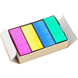 Grtheenumb Recharges d'agrafeuse de magasin de bricolage agrafes livre Standard, Mini agrafes couleur recharges d'agrafeuse magasin bricolage livre Standard 24/6mm 800 pièces - Publicité Grtheenumb Recharges d'agrafeuse de magasin de bricolage agrafes livre Standard, Mini agrafes couleur recharges d'agrafeuse magasin bricolage livre Standard 24/6mm 800 pièces - Publicité