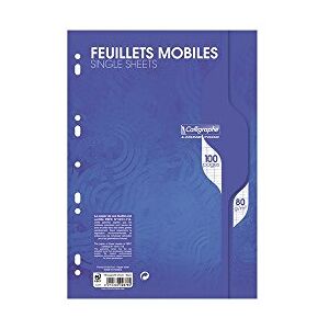 Calligraphe 2376C Un Paquet de Feuillets Mobiles Perforés sous Film (une Marque de Clairefontaine) A4 21x29,7 cm 100 Pages Grands Carreaux Papier 80 g - Publicité Calligraphe 2376C Un Paquet de Feuillets Mobiles Perforés sous Film (une Marque de Clairefontaine) A4 21x29,7 cm 100 Pages Grands Carreaux Papier 80 g - Publicité