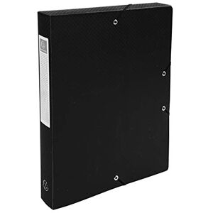 Exacompta Réf. 59781E 8 boites de classement avec élastiques Opak en polypropylène dos 4 cm dimensions 25 x 33 cm pour format A4 couleur noir livrées montées - Publicité Exacompta Réf. 59781E 8 boites de classement avec élastiques Opak en polypropylène dos 4 cm dimensions 25 x 33 cm pour format A4 couleur noir livrées montées - Publicité