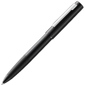Lamy Stylo roller aion black – stylo roller moderne avec corps en aluminium anodisé, léger et sans soudure – clip en acier inoxydable – largeur de trait M – recharge roller M 63 noire incl. Publicité Lamy Stylo roller aion black – stylo roller moderne avec corps en aluminium anodisé, léger et sans soudure – clip en acier inoxydable – largeur de trait M – recharge roller M 63 noire incl. Publicité
