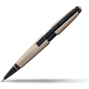 CROSS Edge Rollerball (épaisseur de trait M, couleur d'écriture : noir, rechargeable, coffret cadeau de qualité supérieure) beige mat, 1 pièce (1 pièce) - Publicité CROSS Edge Rollerball (épaisseur de trait M, couleur d'écriture : noir, rechargeable, coffret cadeau de qualité supérieure) beige mat, 1 pièce (1 pièce) - Publicité