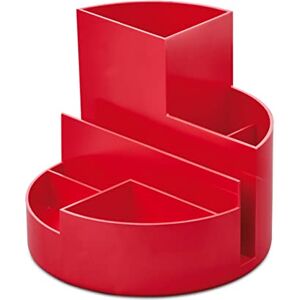 MAUL organisateur de bureau rundbox Eco Boîte ronde à plus de 85% au plastique recyclé Organisateur pour le stylo à bille, crayon de couleurs et ciseaux au bureau, cuisine, atelier Rouge - Publicité MAUL organisateur de bureau rundbox Eco Boîte ronde à plus de 85% au plastique recyclé Organisateur pour le stylo à bille, crayon de couleurs et ciseaux au bureau, cuisine, atelier Rouge - Publicité