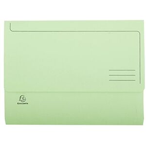 Exacompta Réf. 46773E Paquet de 50 chemises Poche avec soufflet de 32 mm SUPER 210 g/m² couleurs pastel chemises certifiées PEFC™ dimensions 24 x 32 cm pour A4 couleur vert clair - Publicité Exacompta Réf. 46773E Paquet de 50 chemises Poche avec soufflet de 32 mm SUPER 210 g/m² couleurs pastel chemises certifiées PEFC™ dimensions 24 x 32 cm pour A4 couleur vert clair - Publicité