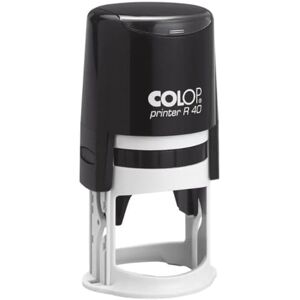 COLOP Timbre Printer R 40 Noir Ø 40 mm - Publicité COLOP Timbre Printer R 40 Noir Ø 40 mm - Publicité