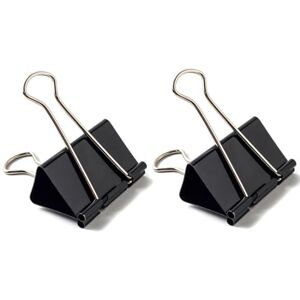 Coideal 24 Pièces Pinces à Papier Métal, 32 mm Pince à Documents, Pince à Dessin Double Clip Noir pour Bureau Maison - Publicité Coideal 24 Pièces Pinces à Papier Métal, 32 mm Pince à Documents, Pince à Dessin Double Clip Noir pour Bureau Maison - Publicité