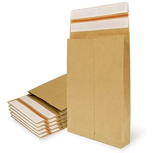 OFITURIA Enveloppes en papier kraft avec double bande de silicone de 3 soufflets pour l'expédition et l'emballage. Sacs en papier pour envoyer des vêtements, des accessoires, etc. Publicité OFITURIA Enveloppes en papier kraft avec double bande de silicone de 3 soufflets pour l'expédition et l'emballage. Sacs en papier pour envoyer des vêtements, des accessoires, etc. Publicité