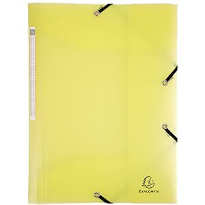 Exacompta Chemise 3 rabats Chromaline Pastel polypro Jaune - Publicité Exacompta Chemise 3 rabats Chromaline Pastel polypro Jaune - Publicité