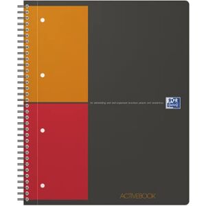 Oxford International ActiveBook Cahier à spirales 160 pages A4+ Gris Anthracite - Publicité Oxford International ActiveBook Cahier à spirales 160 pages A4+ Gris Anthracite - Publicité