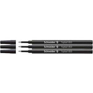 Schneider Lot de 3 Recharges pour roller Topball 850 pointe Moyenne 05 Noir - Publicité Schneider Lot de 3 Recharges pour roller Topball 850 pointe Moyenne 05 Noir - Publicité