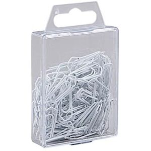 Wegmann Lot de 100 trombones laqués en blanc. Publicité Wegmann Lot de 100 trombones laqués en blanc. Publicité