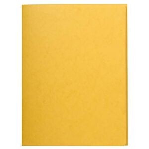 Exacompta Réf. 56404E 1 chemise simple sans élastique avec 3 rabats en carte lustrée 390 g/m² chemise certifiée FSC dimensions 24 x 32 cm pour documents format A4 couleur jaune - Publicité Exacompta Réf. 56404E 1 chemise simple sans élastique avec 3 rabats en carte lustrée 390 g/m² chemise certifiée FSC dimensions 24 x 32 cm pour documents format A4 couleur jaune - Publicité