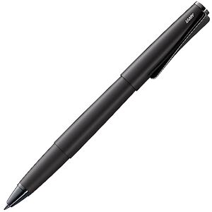 Lamy studio Lx all black stylo rollerball dans un élégant corps en métal avec clip en forme d'hélice et largeur de trait M avec recharge rollerball M 63 en noir - Publicité Lamy studio Lx all black stylo rollerball dans un élégant corps en métal avec clip en forme d'hélice et largeur de trait M avec recharge rollerball M 63 en noir - Publicité