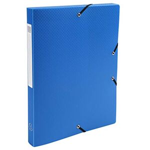 Exacompta Réf. 59612E 4 boites de classement avec élastiques Opak en polypropylène dos 2,5 cm dimensions 25 x 33 cm pour format A4 couleur bleu clair livrées montées - Publicité Exacompta Réf. 59612E 4 boites de classement avec élastiques Opak en polypropylène dos 2,5 cm dimensions 25 x 33 cm pour format A4 couleur bleu clair livrées montées - Publicité