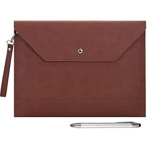 Wonderpool A4 Épaissi PU Cuir Enveloppe Cas Portfolio Dossier avec Poches Intérieures Pochette pour Document et Papeterie Fichier Organisateur Tablette PC Manches Titulair (café) - Publicité Wonderpool A4 Épaissi PU Cuir Enveloppe Cas Portfolio Dossier avec Poches Intérieures Pochette pour Document et Papeterie Fichier Organisateur Tablette PC Manches Titulair (café) - Publicité