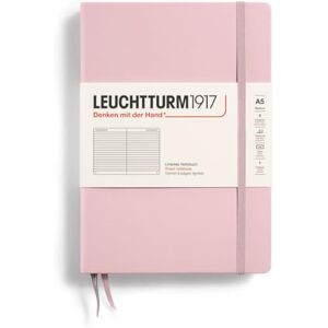 LEUCHTTURM1917 361573 Carnet de notes Medium (A5), Couverture rigide, 251 pages numérotées, Powder, ligné - Publicité LEUCHTTURM1917 361573 Carnet de notes Medium (A5), Couverture rigide, 251 pages numérotées, Powder, ligné - Publicité