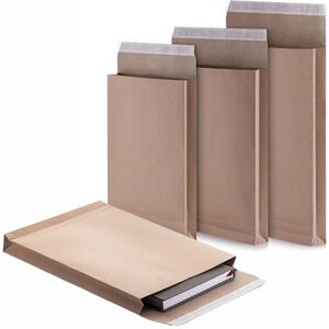 LOGIC PACK 50 Pochettes à Soufflets C4 (229x324x40mm) Enveloppes d'Expédition Kraft Marron 120g Pockets Postales Robustes pour Envoi Livres, Catalogues et Documents A4 - Publicité LOGIC PACK 50 Pochettes à Soufflets C4 (229x324x40mm) Enveloppes d'Expédition Kraft Marron 120g Pockets Postales Robustes pour Envoi Livres, Catalogues et Documents A4 - Publicité