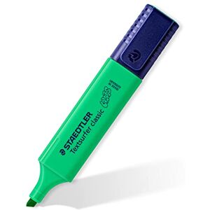 Staedtler Textsurfer Classic, Surligneurs vert pur de haute qualité, Boîte de 10 surligneurs verts, 364 C-550 VE - Publicité Staedtler Textsurfer Classic, Surligneurs vert pur de haute qualité, Boîte de 10 surligneurs verts, 364 C-550 VE - Publicité