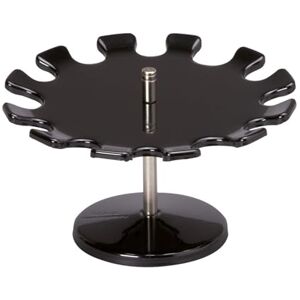 MAUL porte tampon ronds 16x10x16 cm Organiseur bureau pour 12 tampons Plateau rotatif avec socle Ø 8,5 cm Porte tampon en métal Rangement bureau pour le bureau et l'étagère Noir - Publicité MAUL porte tampon ronds 16x10x16 cm Organiseur bureau pour 12 tampons Plateau rotatif avec socle Ø 8,5 cm Porte tampon en métal Rangement bureau pour le bureau et l'étagère Noir - Publicité