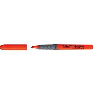 BIC Lot de 12 Surligneurs orange Brite Liner Grip - Publicité BIC Lot de 12 Surligneurs orange Brite Liner Grip - Publicité