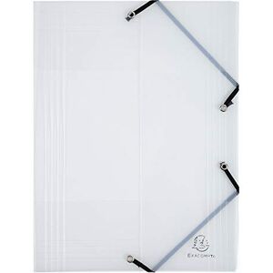 Exacompta Réf. 56742E 1 chemise à élastiques Crystal pochette 3 rabats en polypropylène haute transparence dimensions 24 x 32 cm pour documents au format A4 couleur cristal - Publicité Exacompta Réf. 56742E 1 chemise à élastiques Crystal pochette 3 rabats en polypropylène haute transparence dimensions 24 x 32 cm pour documents au format A4 couleur cristal - Publicité