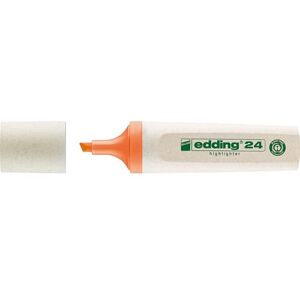 Edding 24 EcoLine Surligneur Orange 1 stylo Pointe biseautée 2-5 mm pour marquer et surligner textes et notes facilement et rapidement rechargeable, en matériau recyclable - Publicité Edding 24 EcoLine Surligneur Orange 1 stylo Pointe biseautée 2-5 mm pour marquer et surligner textes et notes facilement et rapidement rechargeable, en matériau recyclable - Publicité