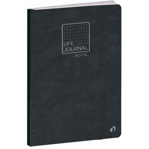 QUO VADIS Carnet Bullet journal Multilingue Life Journal Noir Pages Points (dots) 15x21 cm Papier Clairefontaine blanc Fabrication française - Publicité QUO VADIS Carnet Bullet journal Multilingue Life Journal Noir Pages Points (dots) 15x21 cm Papier Clairefontaine blanc Fabrication française - Publicité