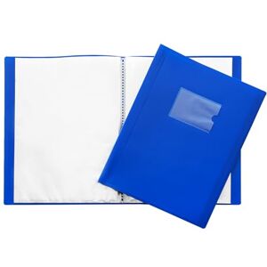 Janrax A4 Bleu Couverture souple 40 affichage Livre de poche Présentation du dossier - Publicité Janrax A4 Bleu Couverture souple 40 affichage Livre de poche Présentation du dossier - Publicité