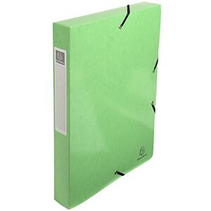 Exacompta Réf. 59923E 8 boites de classement avec élastiques IDERAMA en carte lustrée 600g/m2 Dos 4 cm dimensions 25 x 33 cm pour documents A4 couleur vert anis livrées montées - Publicité Exacompta Réf. 59923E 8 boites de classement avec élastiques IDERAMA en carte lustrée 600g/m2 Dos 4 cm dimensions 25 x 33 cm pour documents A4 couleur vert anis livrées montées - Publicité