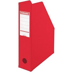 Esselte Lot de 5 Boîtes à pan coupé Porte-revues PVC dos 7 cm Livré à plat Rouge - Publicité Esselte Lot de 5 Boîtes à pan coupé Porte-revues PVC dos 7 cm Livré à plat Rouge - Publicité