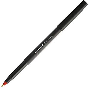 uni-ball Stylo roller UNIBALL II Fine Éco pointe moyenne Rouge - Publicité uni-ball Stylo roller UNIBALL II Fine Éco pointe moyenne Rouge - Publicité