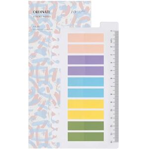 Ordinate ordonnée Lot de 200 onglets de notes autocollantes, marqueurs de page de style gris, bandes autocollantes autocollantes pastel inscriptibles, notes autocollantes avec règle pour marquer les pages (D- - Publicité Ordinate ordonnée Lot de 200 onglets de notes autocollantes, marqueurs de page de style gris, bandes autocollantes autocollantes pastel inscriptibles, notes autocollantes avec règle pour marquer les pages (D- - Publicité