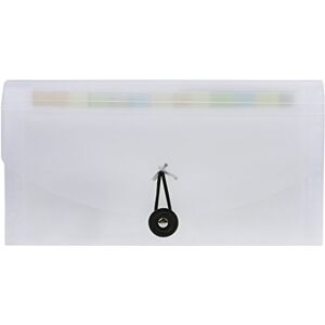 YJZQ Trieurs à soufflets Enveloppe Chéquier Translucide Feuille Organisateur Porte Document Pochette Trieur avec Planche Rubrique pour marquer et classer - Publicité YJZQ Trieurs à soufflets Enveloppe Chéquier Translucide Feuille Organisateur Porte Document Pochette Trieur avec Planche Rubrique pour marquer et classer - Publicité