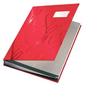 Leitz Parapheur Design avec 18 Onglets Cartonnés, A4, Rouge, 57450025 - Publicité Leitz Parapheur Design avec 18 Onglets Cartonnés, A4, Rouge, 57450025 - Publicité