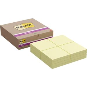 Post-It Notes Autocollantes Super Sticky, Pack de 16 Blocs, 90 Feuilles par Bloc, 76 mm x 76 mm, Jaune Pastel Feuillets Super Adhésifs pour Prise de Notes, Listes de Tâches et Rappels - Publicité Post-It Notes Autocollantes Super Sticky, Pack de 16 Blocs, 90 Feuilles par Bloc, 76 mm x 76 mm, Jaune Pastel Feuillets Super Adhésifs pour Prise de Notes, Listes de Tâches et Rappels - Publicité