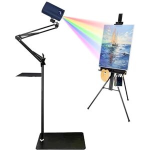 ANGDI Projecteur de dessin, projecteur d'art pour le traçage, dessin et peinture, outil de traçage intelligent portable avec télécommande et support, connectivité Wi-Fi et USB(Blue,1.95m) - Publicité ANGDI Projecteur de dessin, projecteur d'art pour le traçage, dessin et peinture, outil de traçage intelligent portable avec télécommande et support, connectivité Wi-Fi et USB(Blue,1.95m) - Publicité