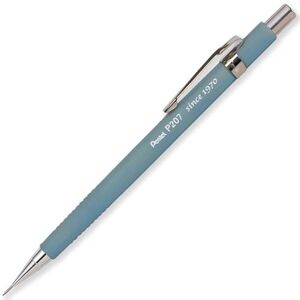 Pentel P207-JN Porte-mine automatique – Édition limitée japonaise – Pointe HB 0,7 mm – Rechargeable et rétractable – Corps bleu clair gris – Crayon unique - Publicité Pentel P207-JN Porte-mine automatique – Édition limitée japonaise – Pointe HB 0,7 mm – Rechargeable et rétractable – Corps bleu clair gris – Crayon unique - Publicité