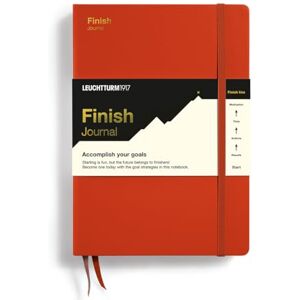 LEUCHTTURM1917 369097 Finish Journal – Cahier de qualité pour la fixation d'objectifs, la réflexion et la motivation Guide pratique pour atteindre vos objectifs, Fox Red, Anglais - Publicité LEUCHTTURM1917 369097 Finish Journal – Cahier de qualité pour la fixation d'objectifs, la réflexion et la motivation Guide pratique pour atteindre vos objectifs, Fox Red, Anglais - Publicité