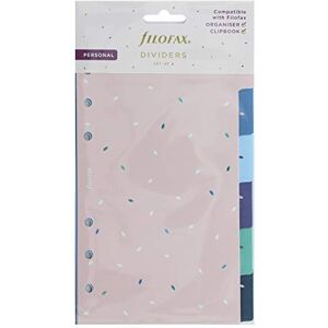Filofax Séparateurs de jardin personnels, 6 intercalaires colorés en plastique durable, 104 x 171 mm, 3 trous, A5, pour organisateurs Personal - Publicité Filofax Séparateurs de jardin personnels, 6 intercalaires colorés en plastique durable, 104 x 171 mm, 3 trous, A5, pour organisateurs Personal - Publicité
