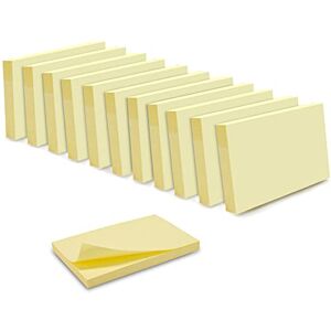 Waytex Notes autocollantes repositionnables 12 blocs de 100 feuilles jaunes 75 x 125 mm - Publicité Waytex Notes autocollantes repositionnables 12 blocs de 100 feuilles jaunes 75 x 125 mm - Publicité